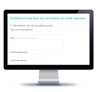 Kredietaanvraag door een vereniging van mede-eigenaars