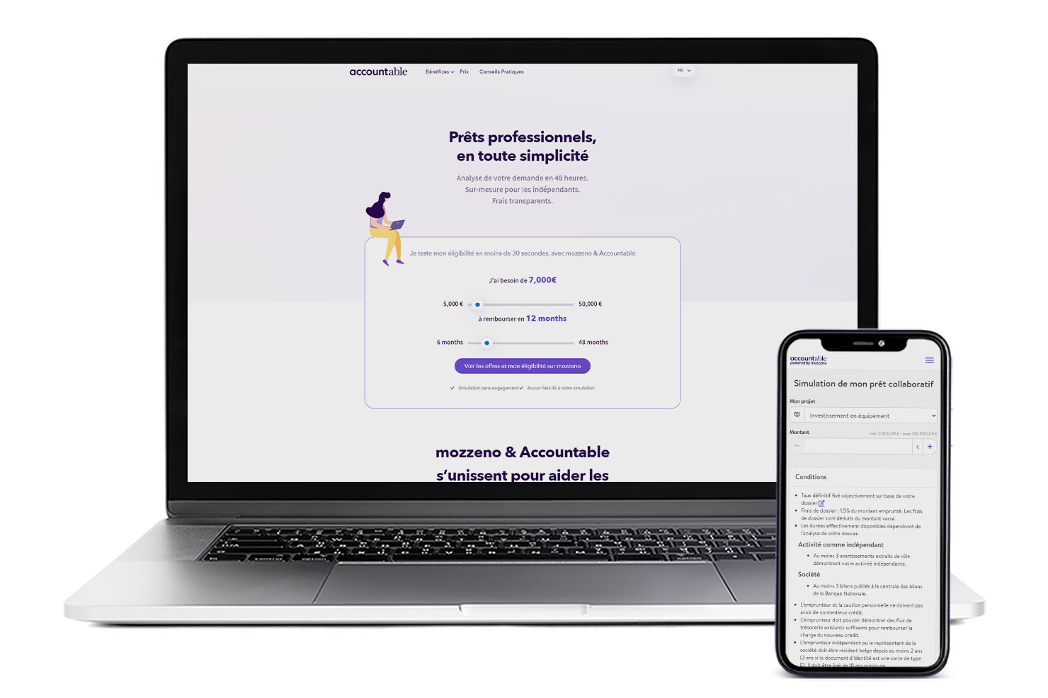 Prêts professionnels en toute simplicité